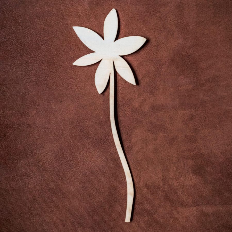 Houten bloemen - Afbeelding 5