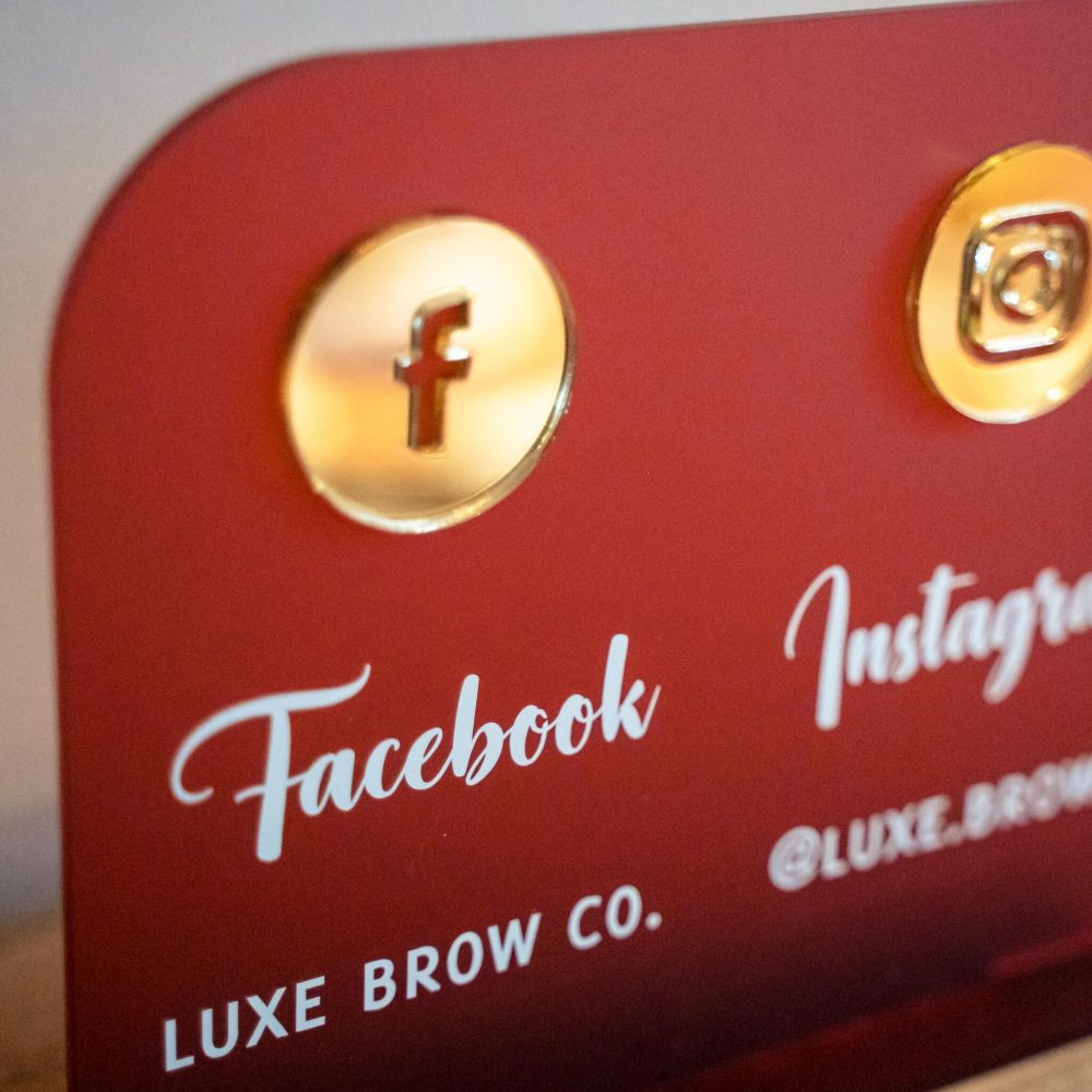 Social media sign
