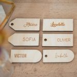 Naamkaartjes hout
