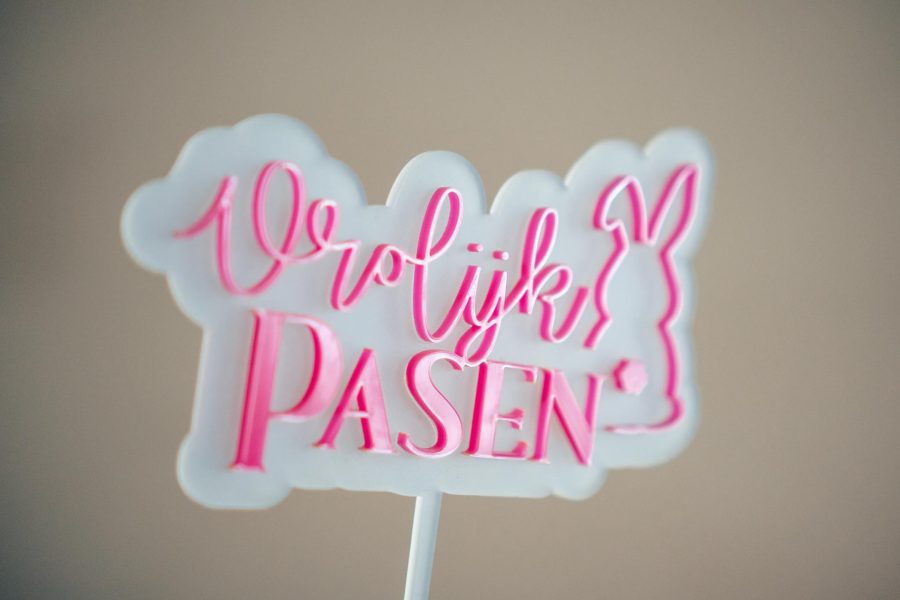 Caketopper 3D in hout en/of plexi - met naam - Afbeelding 2