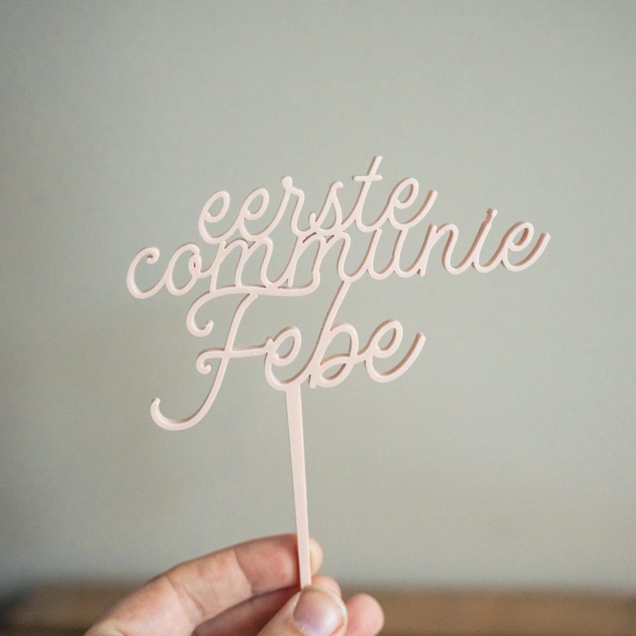 Caketopper plexi