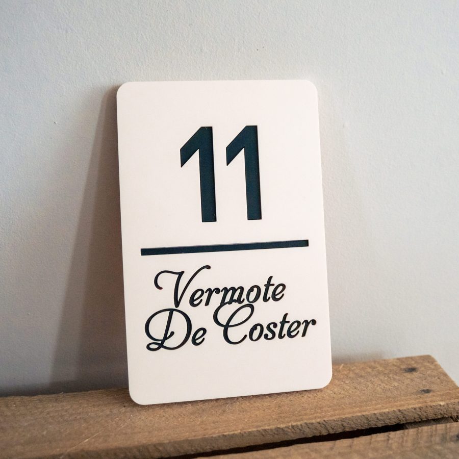 Gepersonaliseerd huisnummer