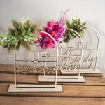 Boogje met droogbloemen cadeau einde schooljaar Juf
