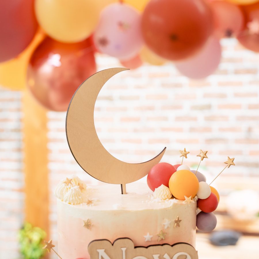 Caketopper maan - Afbeelding 1